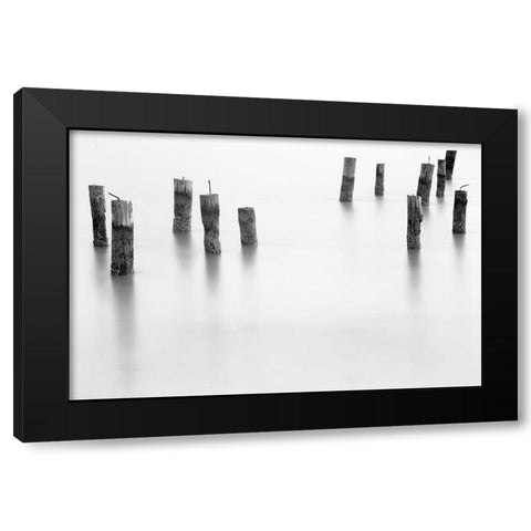 Calm II Black Modern Wood Framed Art Print by Tennant, Chris