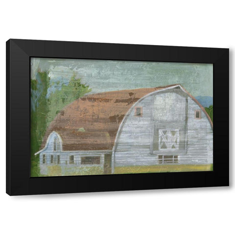 Country Barn II Black Modern Wood Framed Art Print by Stellar Design Studio