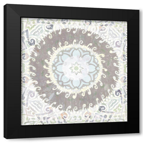 Allure  Black Modern Wood Framed Art Print by Stellar Design Studio