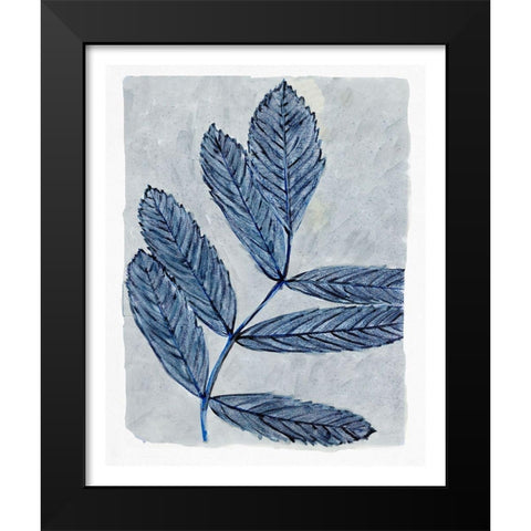 Modern Botanical Study I Black Modern Wood Framed Art Print by Stellar Design Studio