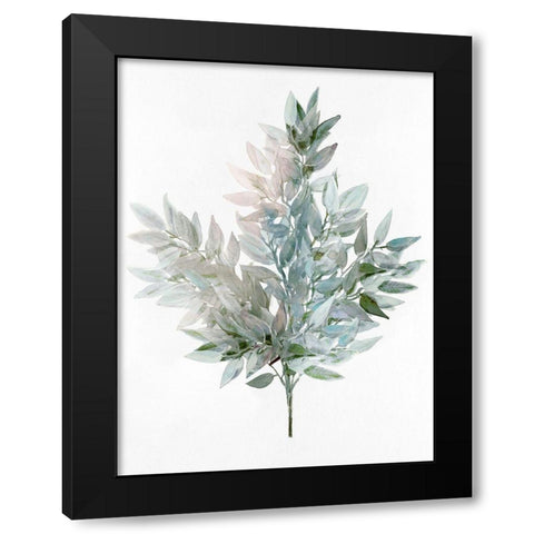 Natures Duet I Black Modern Wood Framed Art Print with Double Matting by Stellar Design Studio