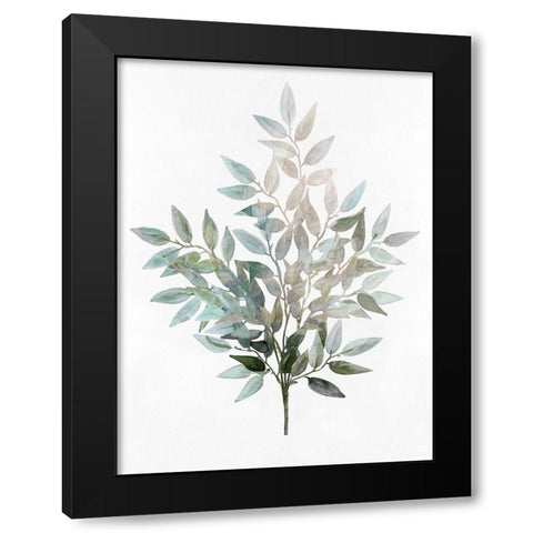 Natures Duet II Black Modern Wood Framed Art Print with Double Matting by Stellar Design Studio