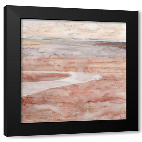 In the Valley I Black Modern Wood Framed Art Print with Double Matting by Stellar Design Studio