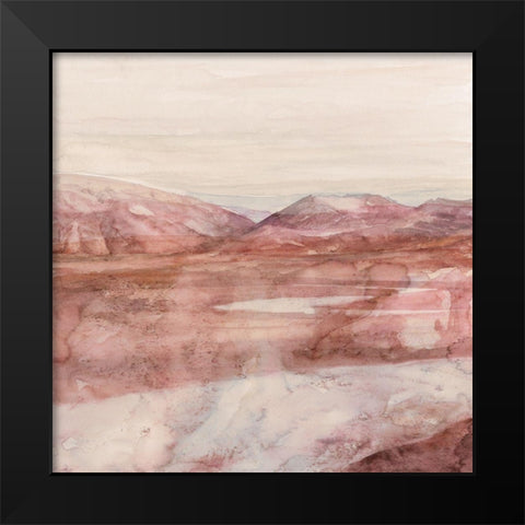 In the Valley II Black Modern Wood Framed Art Print by Stellar Design Studio
