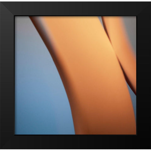 Orange Highway IÂ  Black Modern Wood Framed Art Print by Surma and Guillen