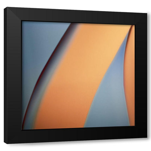 Orange Highway II Black Modern Wood Framed Art Print with Double Matting by Surma and Guillen