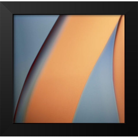 Orange Highway II Black Modern Wood Framed Art Print by Surma and Guillen