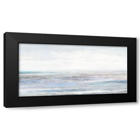 Blue Tides  Black Modern Wood Framed Art Print by Ustal, Helen