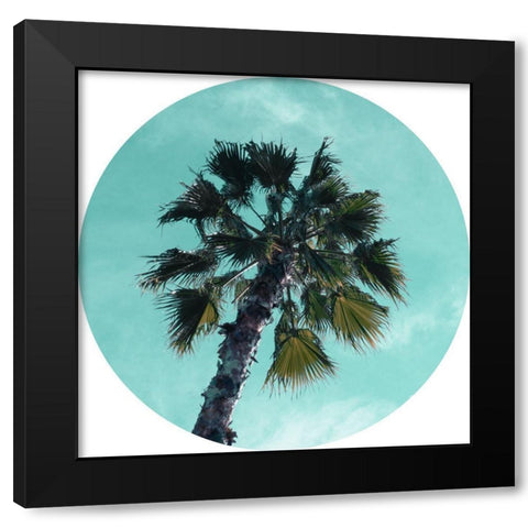 Ocean Drive I  Black Modern Wood Framed Art Print by J:L Design