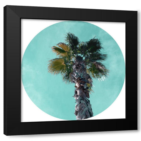 Ocean Drive II  Black Modern Wood Framed Art Print with Double Matting by J:L Design