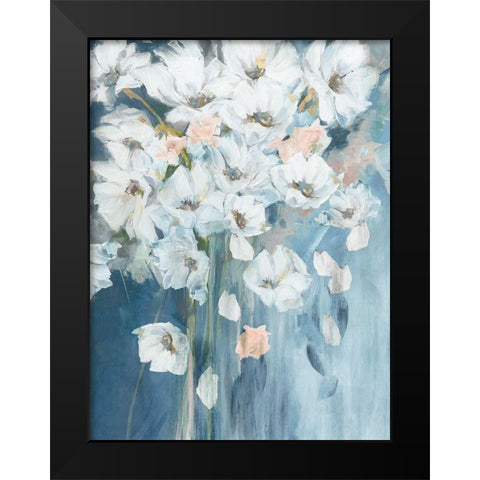 Bouquet of White PoppiesÂ  Black Modern Wood Framed Art Print by Pepe, Susan