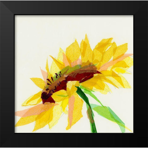 The Brightest Black Modern Wood Framed Art Print by Pepe, Susan