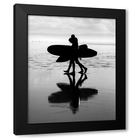 Dream in Black and White  Black Modern Wood Framed Art Print by Paul, Martin