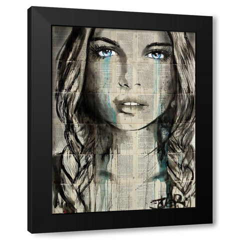 Blue Shore  Black Modern Wood Framed Art Print by Jover, Loui