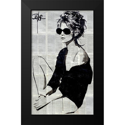 Summers End  Black Modern Wood Framed Art Print by Jover, Loui