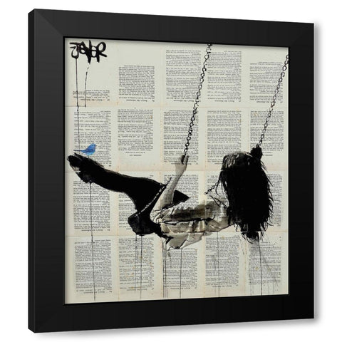 Where Nothing Matters  Black Modern Wood Framed Art Print by Jover, Loui