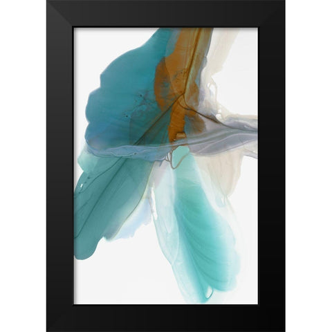 Fluttering Black Modern Wood Framed Art Print by McFarland, Vicki