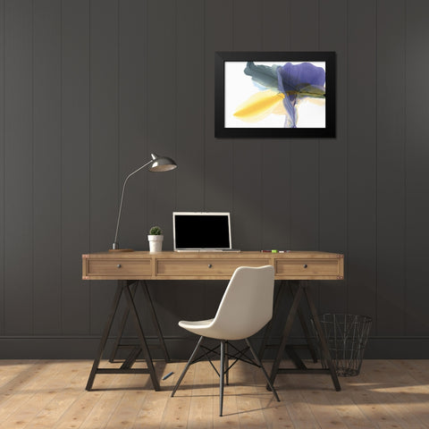Fluttering Black Modern Wood Framed Art Print by McFarland, Vicki