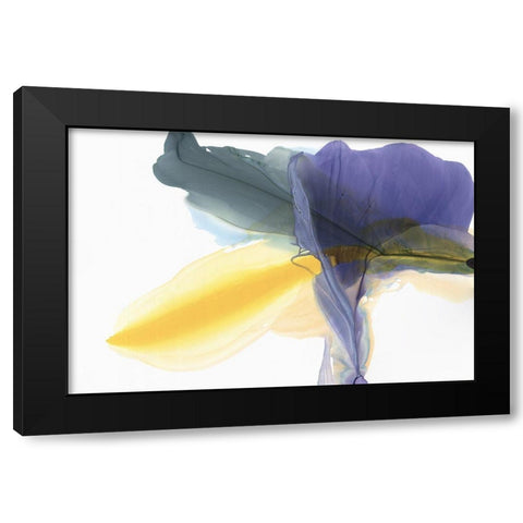 Fluttering Black Modern Wood Framed Art Print by McFarland, Vicki