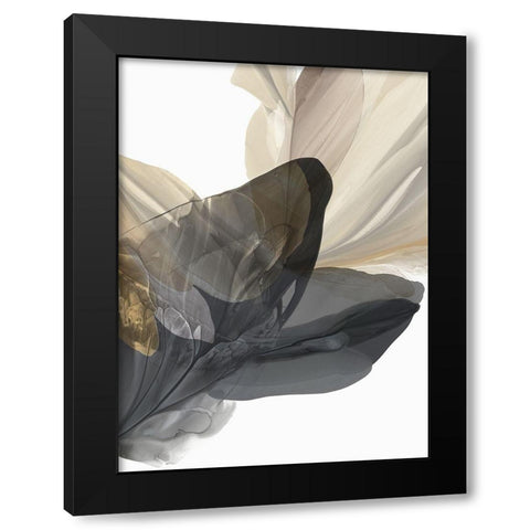 Emerging Gold II Black Modern Wood Framed Art Print with Double Matting by McFarland, Vicki