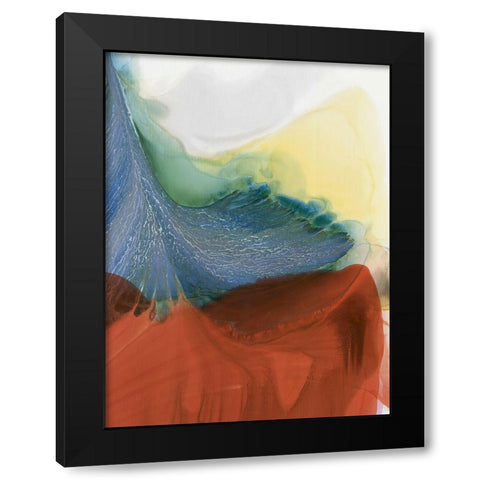 Ecstatic Dance I  Black Modern Wood Framed Art Print with Double Matting by McFarland, Vicki