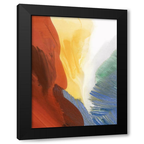 Ecstatic Dance II Black Modern Wood Framed Art Print with Double Matting by McFarland, Vicki