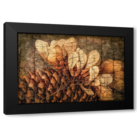 Autumnal Details I Black Modern Wood Framed Art Print with Double Matting by Vincze
