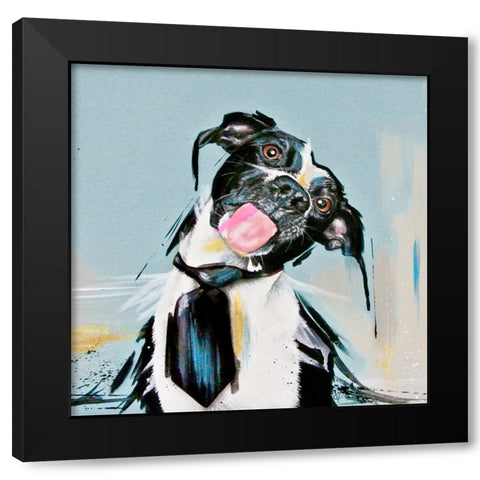 Wearing it with Pride I Black Modern Wood Framed Art Print by Coleman, Victoria