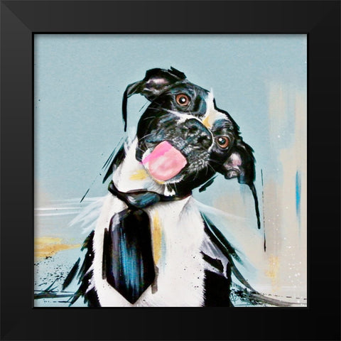 Wearing it with Pride I Black Modern Wood Framed Art Print by Coleman, Victoria