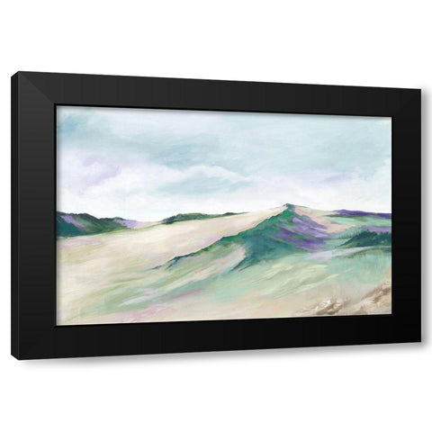 Calming Oasis I  Black Modern Wood Framed Art Print by Mavis, Luna