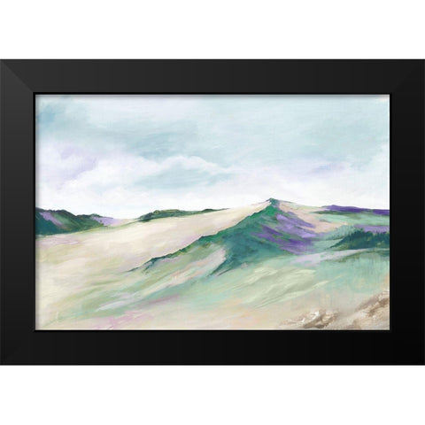 Calming Oasis I  Black Modern Wood Framed Art Print by Mavis, Luna