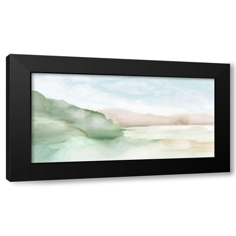 Terracotta Land I  Black Modern Wood Framed Art Print by Mavis, Luna