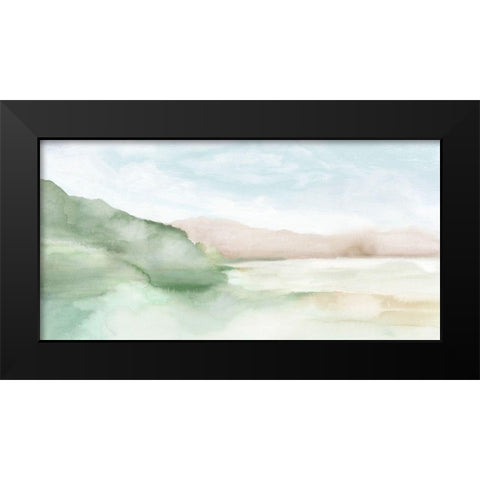 Terracotta Land I  Black Modern Wood Framed Art Print by Mavis, Luna