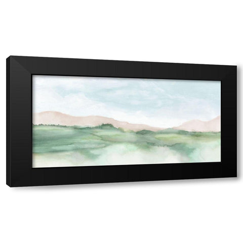 Terracotta Land II  Black Modern Wood Framed Art Print by Mavis, Luna