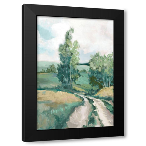 Tuscany Hills  Black Modern Wood Framed Art Print by Mavis, Luna