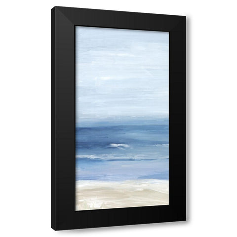 Beach Landscape I Black Modern Wood Framed Art Print by Mavis, Luna