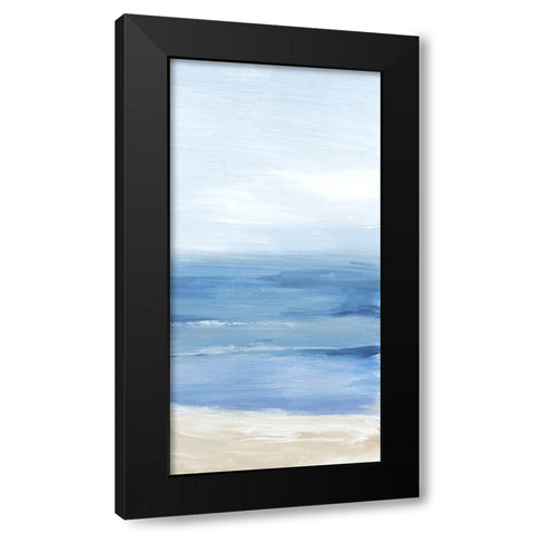 Beach Landscape II Black Modern Wood Framed Art Print by Mavis, Luna
