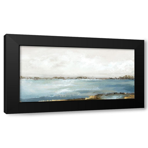 Splendor Moment Black Modern Wood Framed Art Print by Mavis, Luna