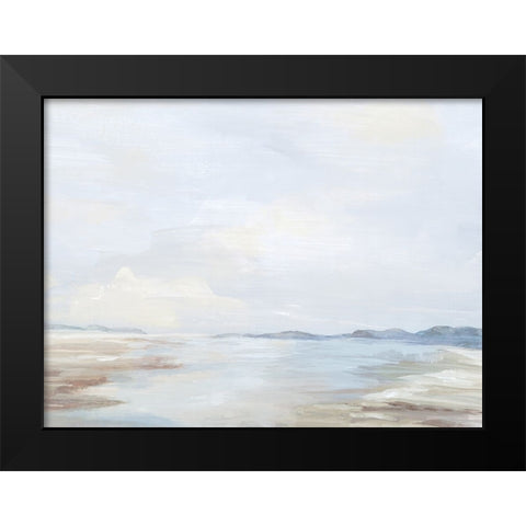Tranquility of Water I Black Modern Wood Framed Art Print by Mavis, Luna