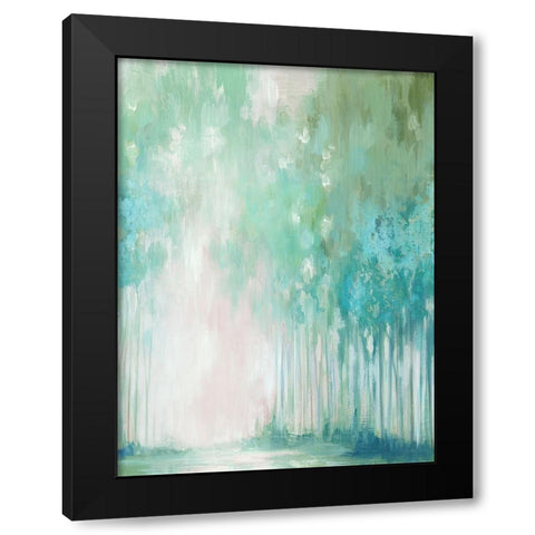 Whispers of the Woods II Black Modern Wood Framed Art Print with Double Matting by Mavis, Luna