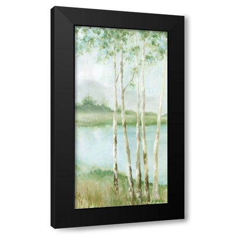 Birchwood Enchantment I Black Modern Wood Framed Art Print by Mavis, Luna