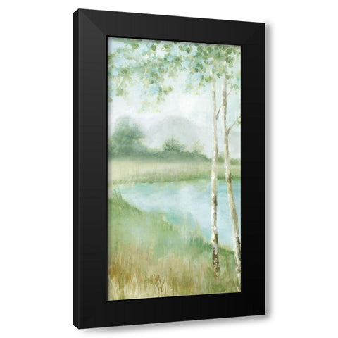 Birchwood Enchantment II Black Modern Wood Framed Art Print with Double Matting by Mavis, Luna