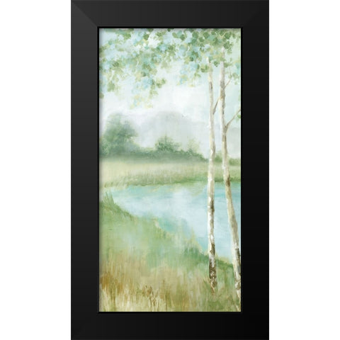 Birchwood Enchantment II Black Modern Wood Framed Art Print by Mavis, Luna