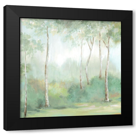Foggy Forest Mystery I Black Modern Wood Framed Art Print with Double Matting by Mavis, Luna