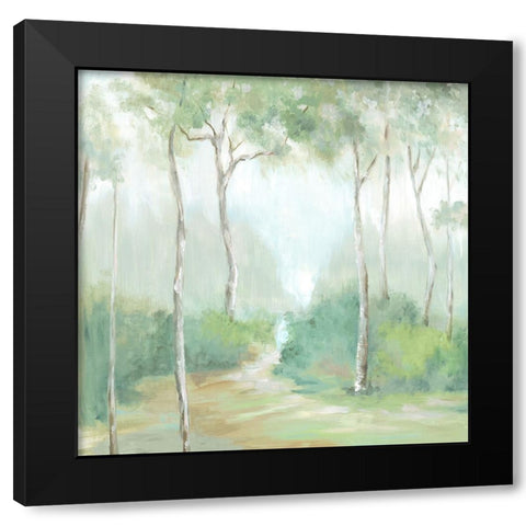 Foggy Forest Mystery II Black Modern Wood Framed Art Print by Mavis, Luna