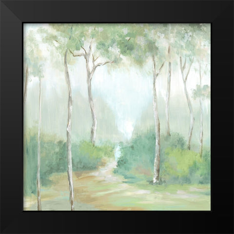 Foggy Forest Mystery II Black Modern Wood Framed Art Print by Mavis, Luna