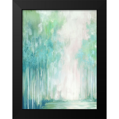 Whispers of the Woods I Black Modern Wood Framed Art Print by Mavis, Luna