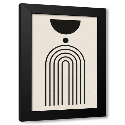 Geometric Minimalist I  Black Modern Wood Framed Art Print by William, Gary