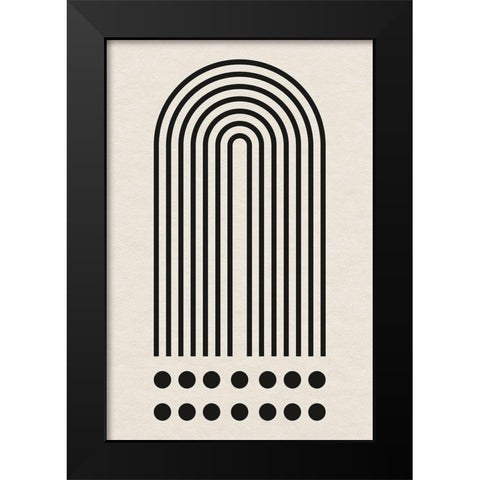 Geometric Minimalist II  Black Modern Wood Framed Art Print by William, Gary