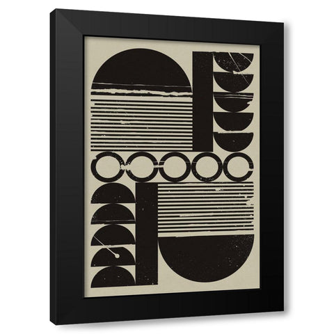 Black Alignment I  Black Modern Wood Framed Art Print by William, Gary